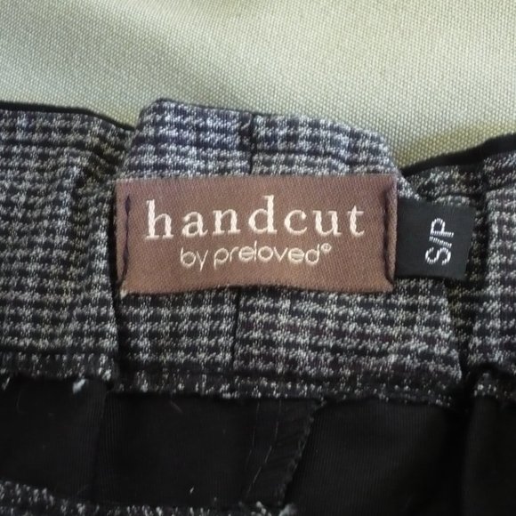 Wool Blend Strapless Trench Coat OOAK Modern Mobster Dress - Picture 10 of 15